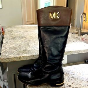 Stunning Black and Brown Michael Kors boots